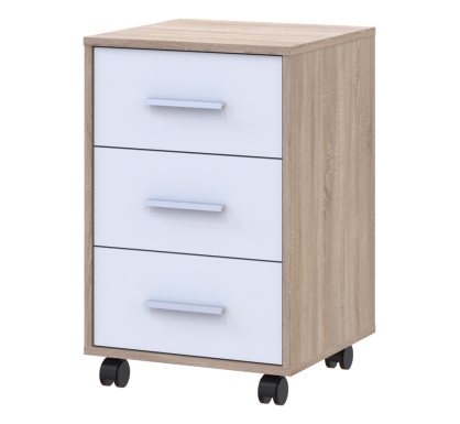 Komoda Doros T3 Dub Sonoma/Bílý 43×42×66,4 (41902060)