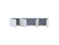 TV stolek Doros Levia Bílé dřevo 4 dveře 160x35x33 (41516117)