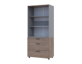 Skříň na oblečení Doros Thorn Cremona Cannolo/Šedá 2 DTD/3Š police 90х51.6х200 (44900458)