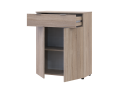 Komoda Doros Ron 2 2 dveře 1 zásuvka Dub Sonoma 80 × 38 × 100 (41516295)