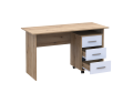 Kancelářský stůl Doros T3 Dub Evok/Bílý Dřevo 120 × 68 × 78 (41901064)