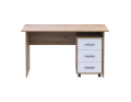 Kancelářský stůl Doros T3 Dub Evok/Bílý Dřevo 120 × 68 × 78 (41901064)