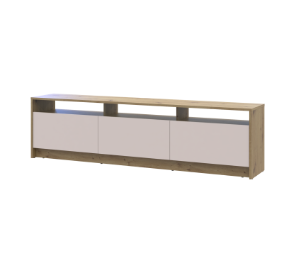 TV stolek Doros U3 Dub Artisan / Kašmír 180×33×43 (41516203)