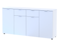 Komoda Doros Ron 7 Bílý 4 dveře 2 zásuvky 160 × 38 × 81 (44900222)