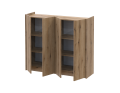 Botník se zrcadlem Doros Kassel Dub Evok 4 DTD 128×40×110 (42005501)