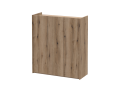 Botník se zrcadlem Doros Kassel Dub Evok 3 DTD 97×40×110 (42005500)