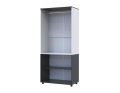 Skříň na oblečení Doros Thorn Antracit/Bílá 2 DTD tyč 90х51.6х200 (44900467)