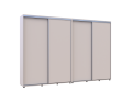 Šatní skříň s posuvnými dveřmi Doros Sigma Slim Kašmír 2+2 dveře 320x45x214.4 (42005610)