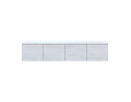 TV stolek Doros Levia Bílé dřevo 4 dveře 160x35x33 (41516117)