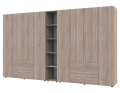Set Doros Gelar s regálem Dub Sonoma 4+4 dveře 348,2×49,5×203,4 (42005053)