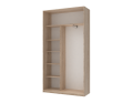 Šatní skříň Doros City Light Dub Sonoma 2 DTD 120×45×225 (42002011)