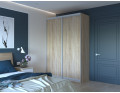 Šatní skříň Doros City Light Dub Sonoma 2 DTD 150×60×225 (42002012)