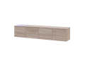 TV stolek Doros Levia Dub Sonoma 4 dveře 160x35x33 (41516300)