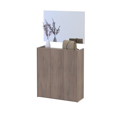 Botník se zrcadlem Doros Kassel Cannolo 3 DTD 97×40×110 (42005503)