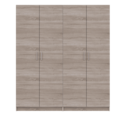 Set Doros Promo s policemi Dub Sonoma 2+2 dveře 180×48×204 (44900287)