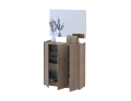 Botník se zrcadlem Doros Kassel Cannolo 3 DTD 97×40×110 (42005503)