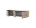 TV stolek Doros Levia Dub Sonoma 3 dveře 130x35x33 (41516301)