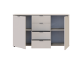 Komoda Doros Ron 5 Kašmír 2 dveře 4 zásuvky 140 × 38 × 81 (41516047)