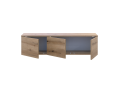 TV stolek Doros Levia Dub Evok 3 dveře 130x35x33 (41516290)