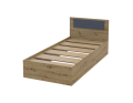 Postel Doros Rondi Jednolůžková Dub Artisan/Antracit 90x200 (44900530)