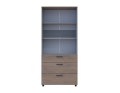 Skříň na oblečení Doros Thorn Cremona Cannolo/Šedá 2 DTD/3Š tyč 90х51.6х200 (44900457)