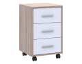 Komoda Doros T3 Dub Sonoma/Bílý 43×42×66,4 (41902060)