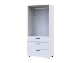 Skříň na oblečení Doros Thorn Bílá 2 DTD/3Š tyč 90х51.6х200 (44900437)