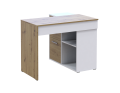 Kancelářský stůl Doros T8 Bílý/Dub Artisan 100 × 83 × 75 (41516060)