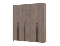 Šatní skříň s policemi a nástavcem Doros Kasper Cremona Cannolo 2+3 LTD 225×48×245  (42005553)