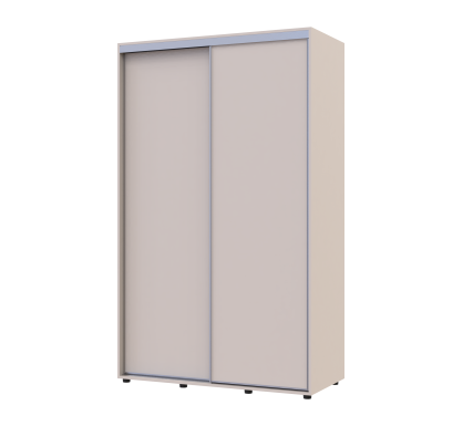 Šatní skříň s posuvnými dveřmi Doros Sigma Slim Kašmír 2 dveře 130x60x214.4 (42005456)