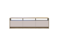 TV stolek Doros U3 Dub Artisan / Kašmír 180×33×43 (41516203)