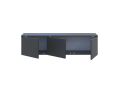 TV stolek Doros Levia Antracit 3 dveře 130x35x33 (41516289)