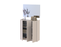 Botník se zrcadlem Doros Kassel Kašmír 3 DTD 97×40×110 (42005506)