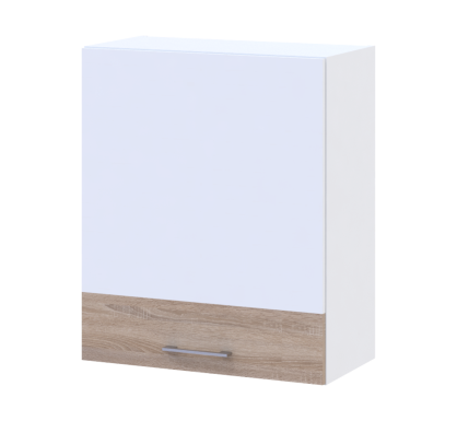 Kuchyně Doros Lea V72_Š60 horní pravá Bílá/Dub Sonoma DTD 60×31×72 (81359337.4)