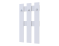 Věšák na oblečení Doros N1 Bílý 65 × 3,2 × 115 (41510008)