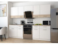 Kuchyně Lea Doros 2,6 m Bílá/Dub Sonoma DTD 260×60×250 (81000009)