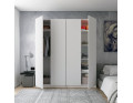 Set Doros Promo s policemi Bílá 2+2 dveře 180×48×204 (44900288)