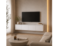TV stolek Doros Levia Bílý 4 dveře 160x35x33 (41516091)