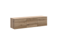 TV stolek Doros Levia Dub Evok 3 dveře 130x35x33 (41516290)