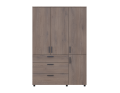 Skříň na oblečení Doros Thorn Cremona Cannolo 3 DTD/3Š police 135х51.6х200 (44900478)