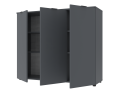 Komoda Doros Ron 6 3 dveře Bílý 120 × 38 × 100 (41515999)