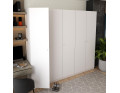 Skříň na oblečení Doros Promo Bílá 2+3 dveře 225×48×204 (42005004)