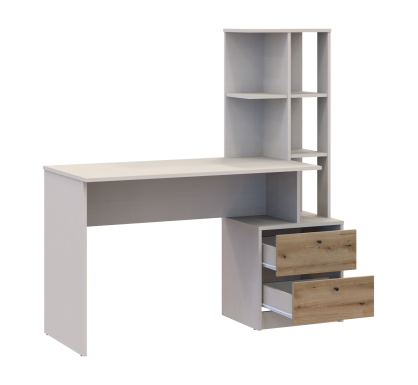 Kancelářský stůl Doros T7 Kašmír/Dub Evok 136 × 55 × 138 (41516059)