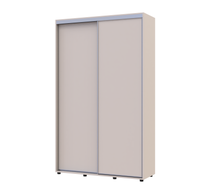 Šatní skříň s posuvnými dveřmi Doros Sigma Slim Kašmír 2 dveře 130x45x214.4 (42005447)
