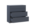 Komoda Doros Dale Grafit 4 zásuvky 90х41х85 (41516236)