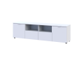 Komoda Doros Ron 4 Bílý 2 dveře 2 zásuvky 180 × 38 × 50 (44900221)