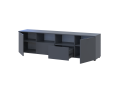 Komoda Doros Ron 4 Grafit 2 dveře 2 zásuvky 180 × 38 × 50 (44900234)