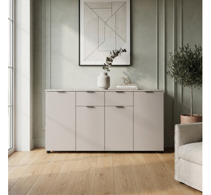 Komoda Doros Ron 7 Kašmír 4 dveře 2 zásuvky 160 × 38 × 81 (41516049)