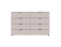 Komoda Ron 8 Kašmír 8 zásuvek 130×38×81 (41516171)