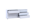 Komoda Ron 9 Bílý 6 zásuvek 160×38×62 (41516175)